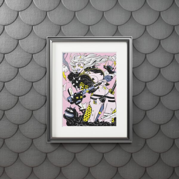 Penelope Taking Care of Business - Fine Art Prints (Passepartout Paper Frame) - Image 3
