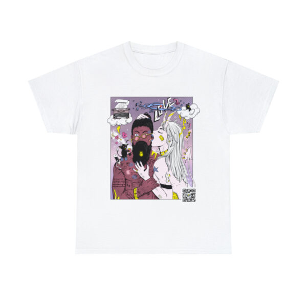 Penelope in Love - Unisex Heavy Cotton Tee - Design by Unicris - Image 2