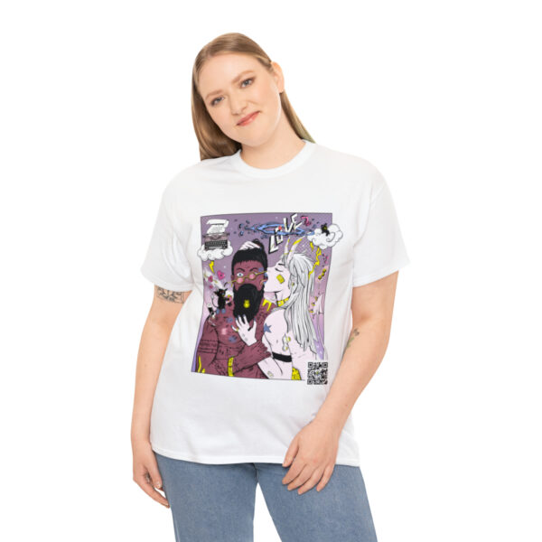 Penelope in Love - Unisex Heavy Cotton Tee - Design by Unicris - Image 3