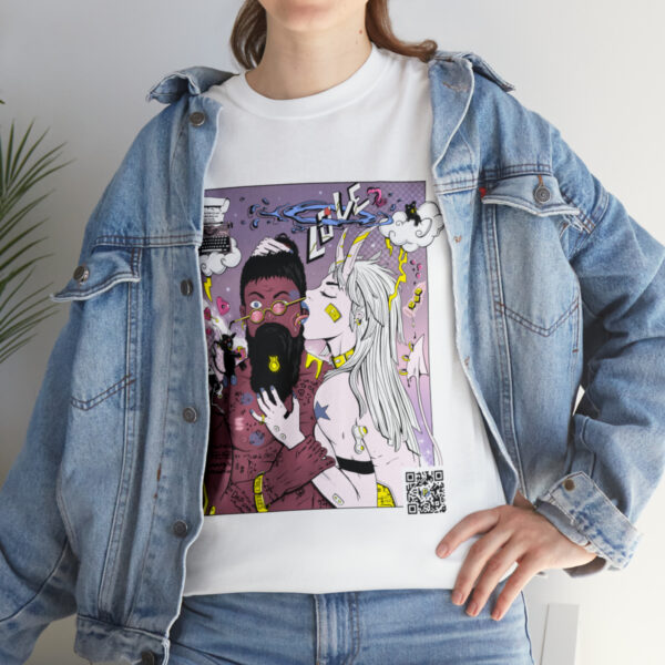 Penelope in Love - Unisex Heavy Cotton Tee - Design by Unicris - Image 6