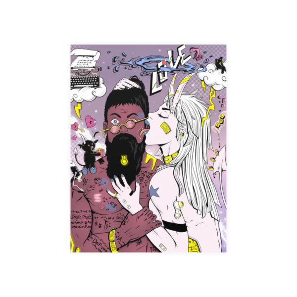 Penelope in Love - Matte Paper Poster